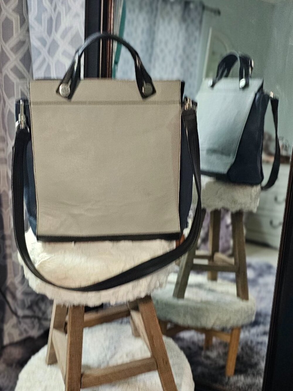 Hayden by Hayden‑Harnett Vegan Leather Tote Satchel, Crossbody